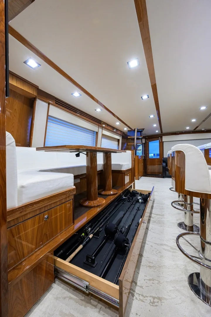 Slide: The Image of Viking 80 MERCEDES - Dinette 2023 Viking 80 Convertible MERCEDES - 7658235