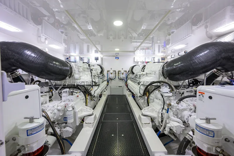 Slide: The Image of Viking 80 MERCEDES - Engine Room 2023 Viking 80 Convertible MERCEDES - 7658269