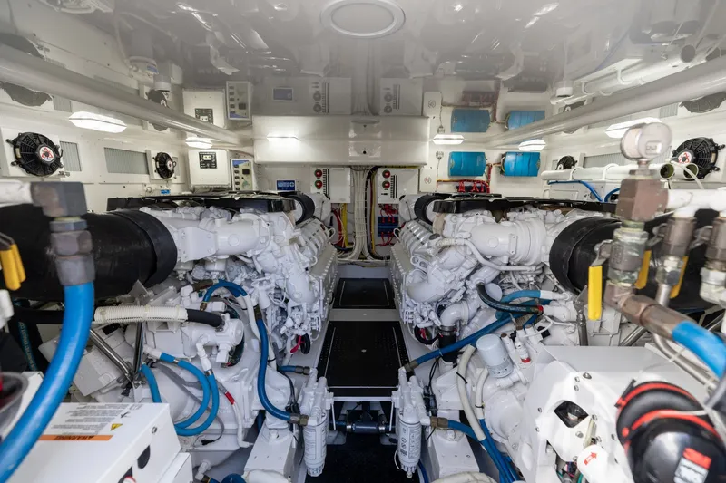 Slide: The Image of 2018 52 Viking Sport Tower Wild Eagle Engine Room (2) - 6027928