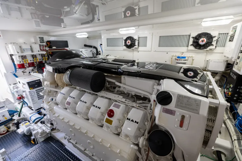 Slide: The Image of 2018 52 Viking Sport Tower Wild Eagle Engine Room (3) - 6027929