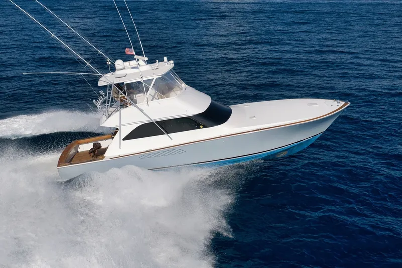 Slide: The Image of Viking 52 - THE HURRICANE - Exterior Profile 2003 Viking 52 Convertible - THE HURRICANE - 7866172