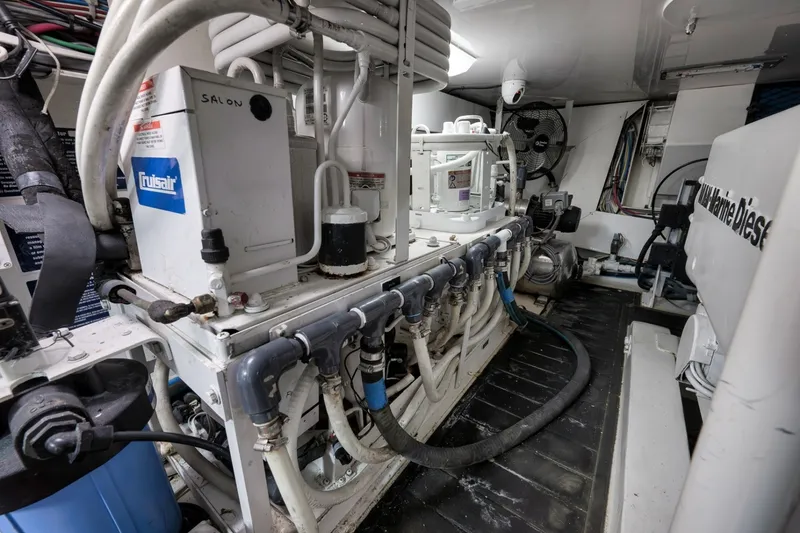 Slide: The Image of Viking 52 - THE HURRICANE - Engine Room 2003 Viking 52 Convertible - THE HURRICANE - 7866157