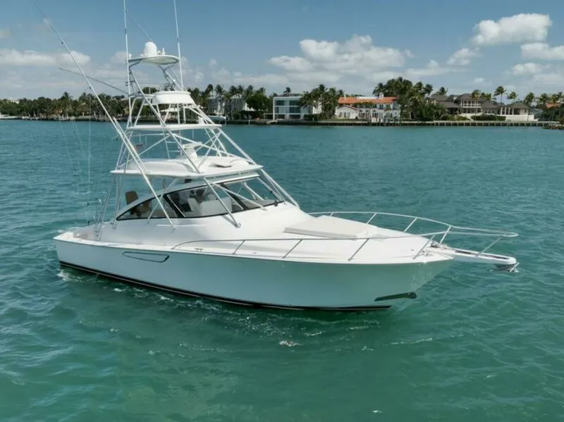 The Image of Viking 42 GAMECHANGER - Starboard Aerial Profile 2015 Viking 42 Open GAMECHANGER - 7655068