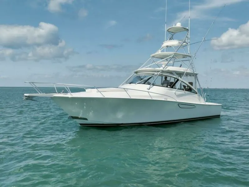 Slide: The Image of Viking 42 GAMECHANGER - Port Bow Profile 2015 Viking 42 Open GAMECHANGER - 7655095