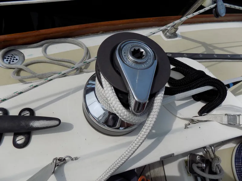 Slide: The Image of Portside electric Harken winch. - 7581246
