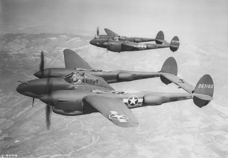 Slide: The Image of Inspiration for rudder: P38 Lightning - 6041082