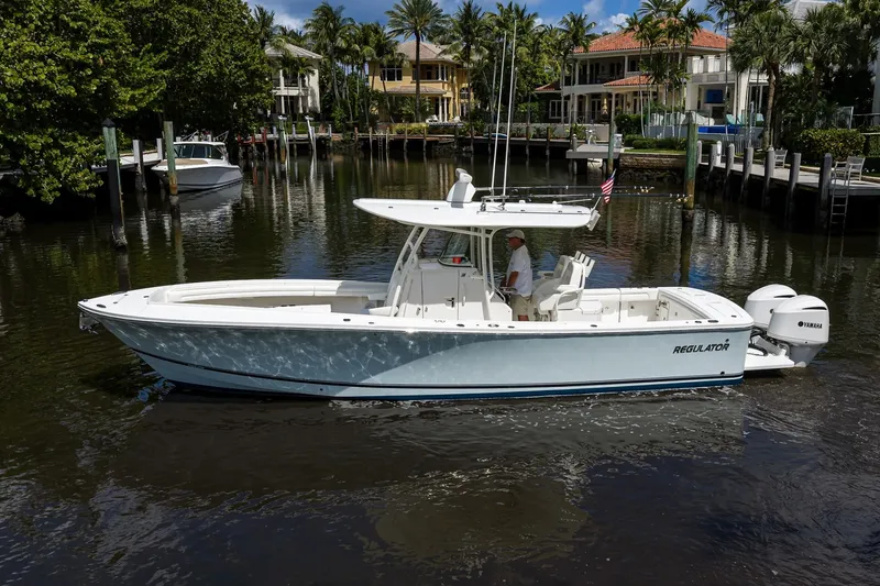Slide: The Image of Regulator 31- Sweet Melissa - Exterior profile 2019 Regulator 31 Center Console - Sweet Melissa - 7866419