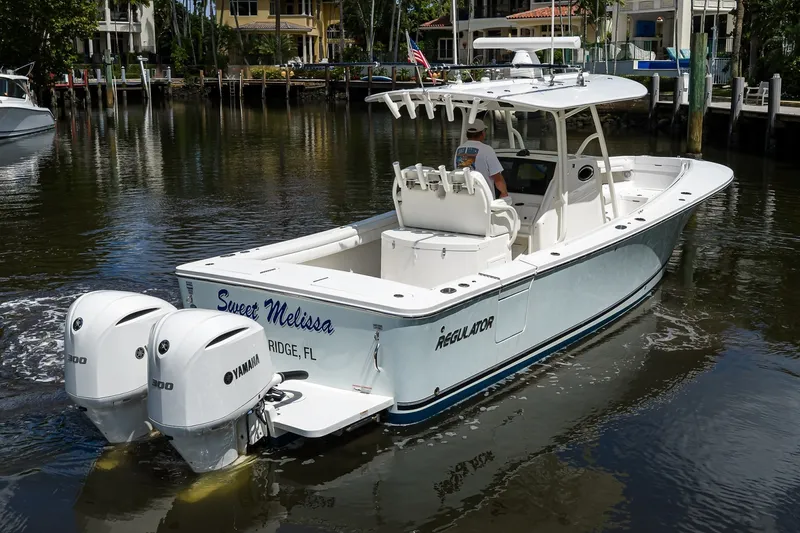 Slide: The Image of Regulator 31- Sweet Melissa - Exterior profile 2019 Regulator 31 Center Console - Sweet Melissa - 7866422
