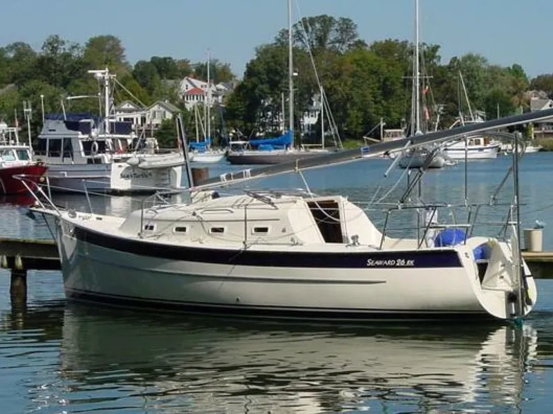 Slide: The Image of Seaward 26 RK - Sistership Sistership with the mast down - 6030150