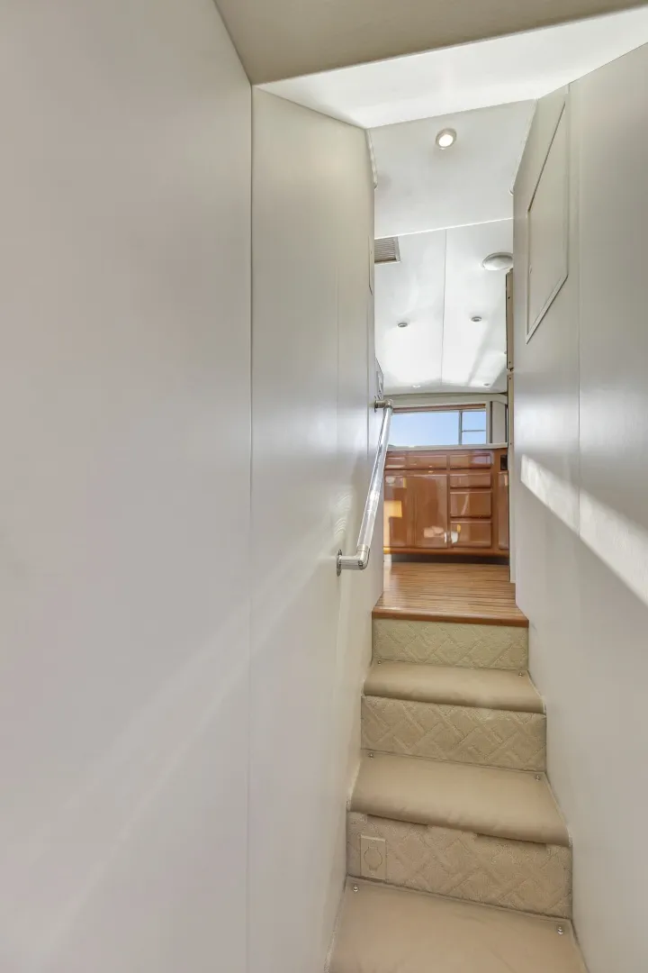 Slide: The Image of Viking 5- Lady S - Interior Companionway 2001 Viking 50 Convertible Lady S - 6031233