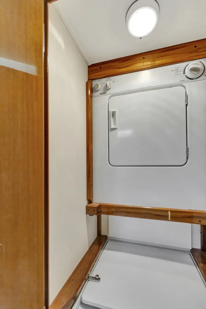 Slide: The Image of Viking 5- Lady S - Interior Laundry 2001 Viking 50 Convertible Lady S - 6031234