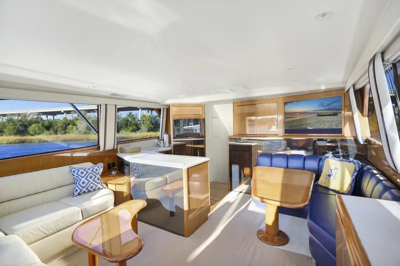 Slide: The Image of Viking 5- Lady S - Interior Salon 2001 Viking 50 Convertible Lady S - 7654979