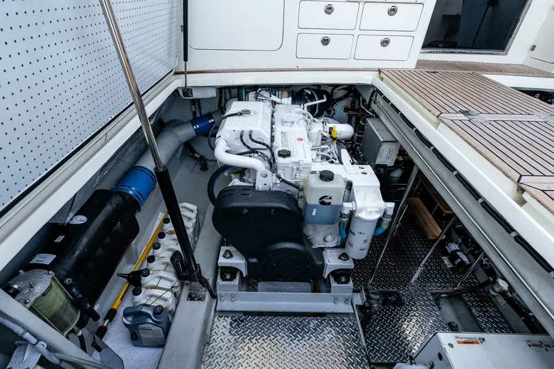 Slide: The Image of 2019 50 Mikelson Sportfisher Engine Room  - 6093119