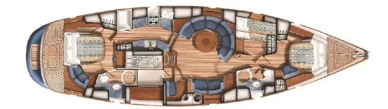 Slide: The Image of Oyster 56 Deck Saloon 2008 - 6536742