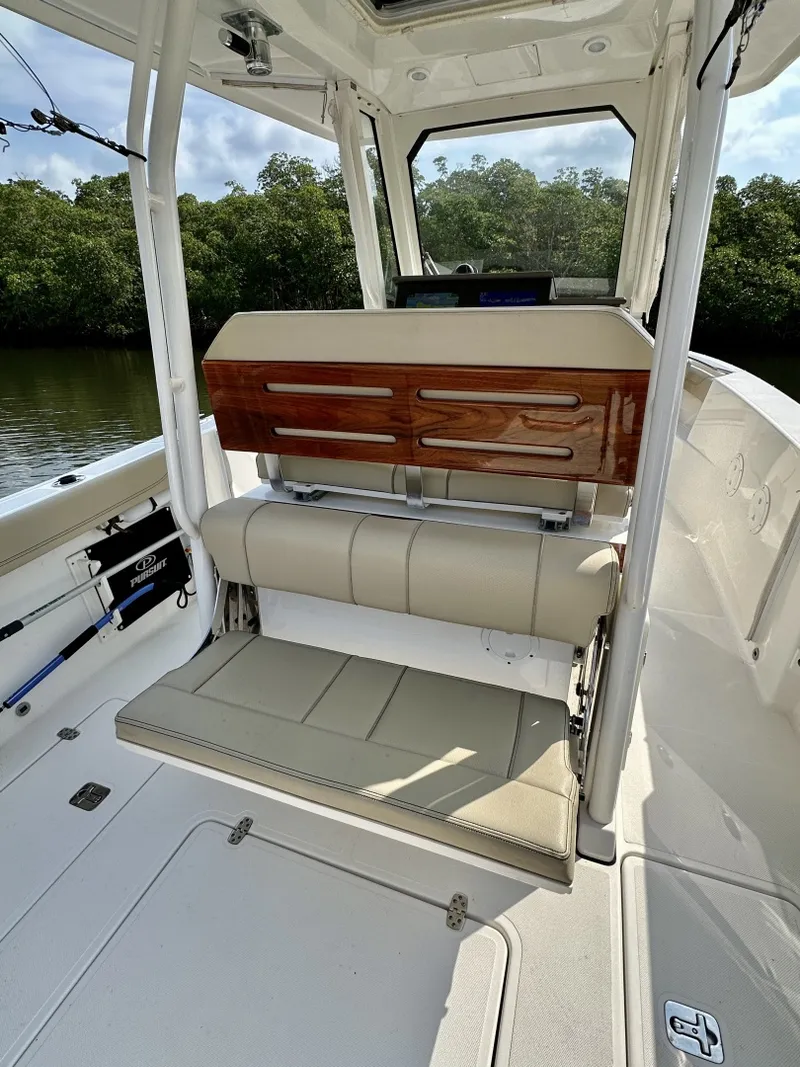 Slide: The Image of PURSUIT 28 S288 - Cockpit Seating 2019 Pursuit S288 Center Console - 6037240