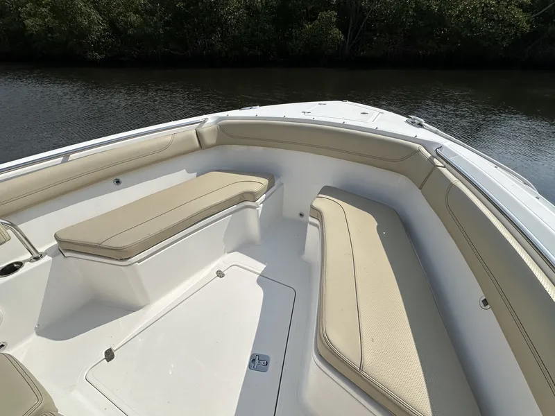 Slide: The Image of PURSUIT 28 S288 - Exterior Bow Seating 2019 Pursuit S288 Center Console - 6037083