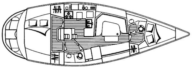 Slide: The Image of Hunter 40.5 Legend 1996 - 6050842