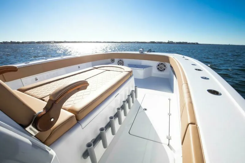 Slide: The Image of Starboard Forward Seating 2025 Freeman 43 Center Console - 7832170