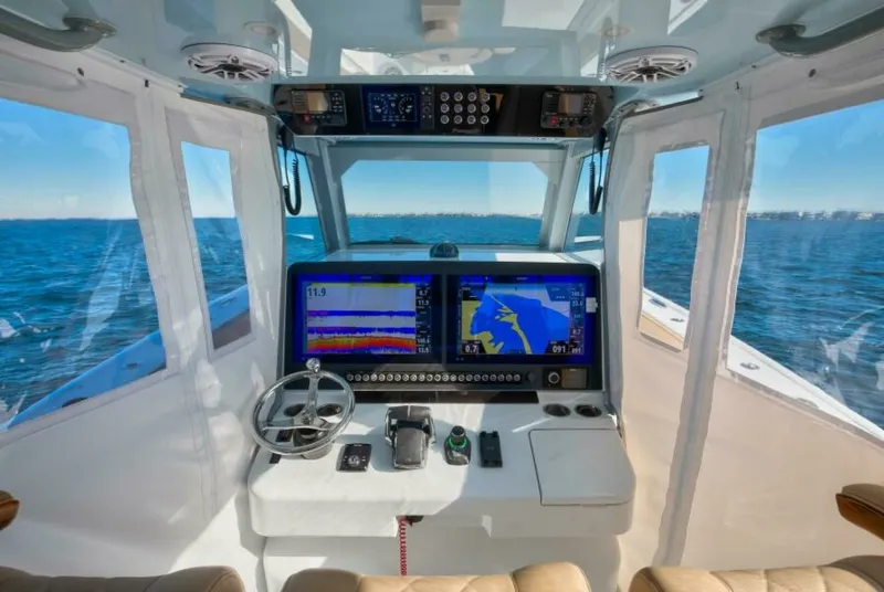 Slide: The Image of Helm Station Electronics 2025 Freeman 43 Center Console - 7832151