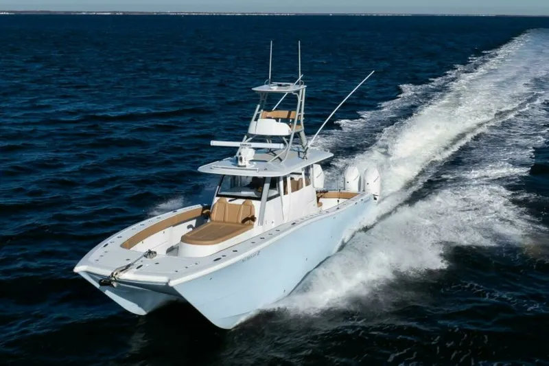Slide: The Image of Port Bow Profile 2025 Freeman 43 Center Console - 7832176