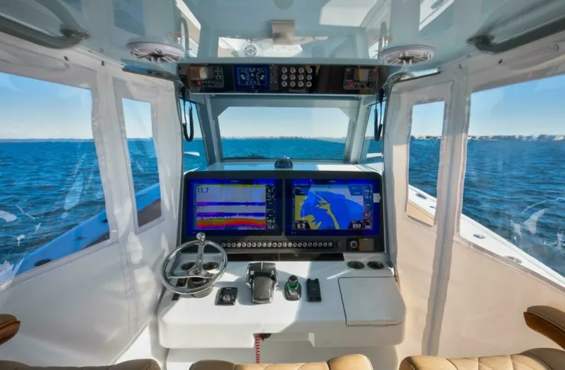 Slide: The Image of Helm Station Electronics 2025 Freeman 43 Center Console - 7832156