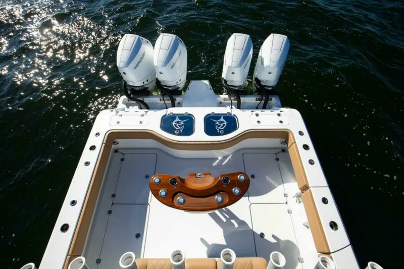 Slide: The Image of Tower View of Cockpit 2025 Freeman 43 Center Console - 7832166
