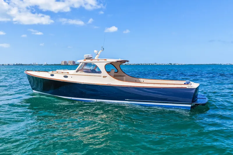 Slide: The Image of 1998 36 Hinckley Picnic Boat Port - 6041689