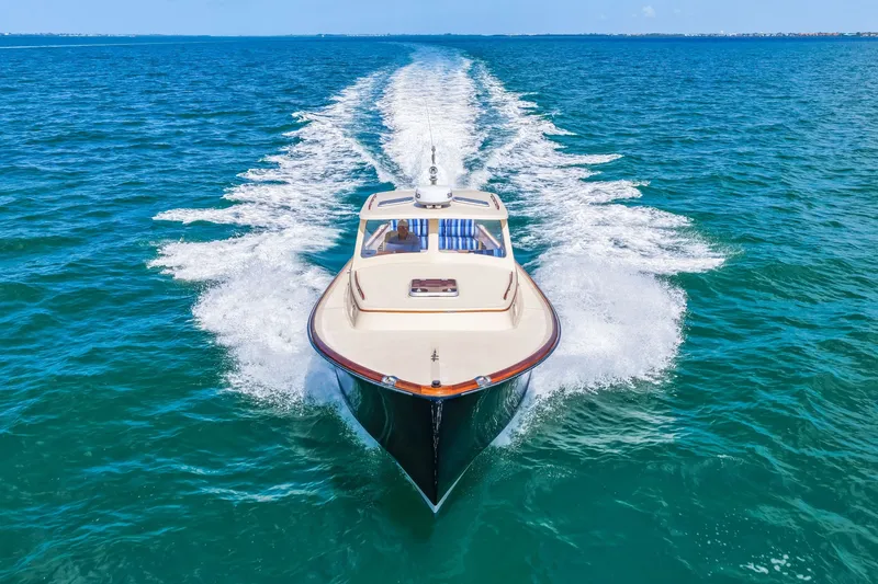 Slide: The Image of 1998 36 Hinckley Picnic Boat Running Shot - 6041711