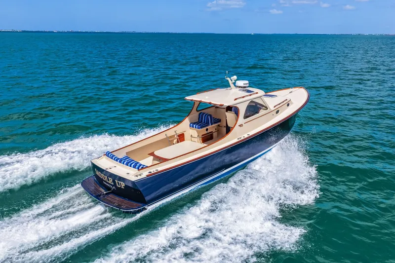 Slide: The Image of 1998 36 Hinckley Picnic Boat Running Shot - 6041739