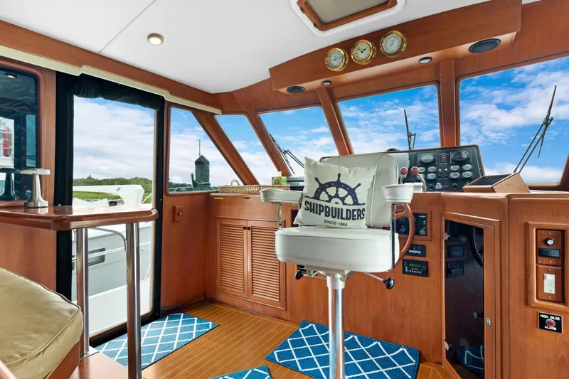 Slide: The Image of Pilothouse With Open Side Deck Door - 6062821