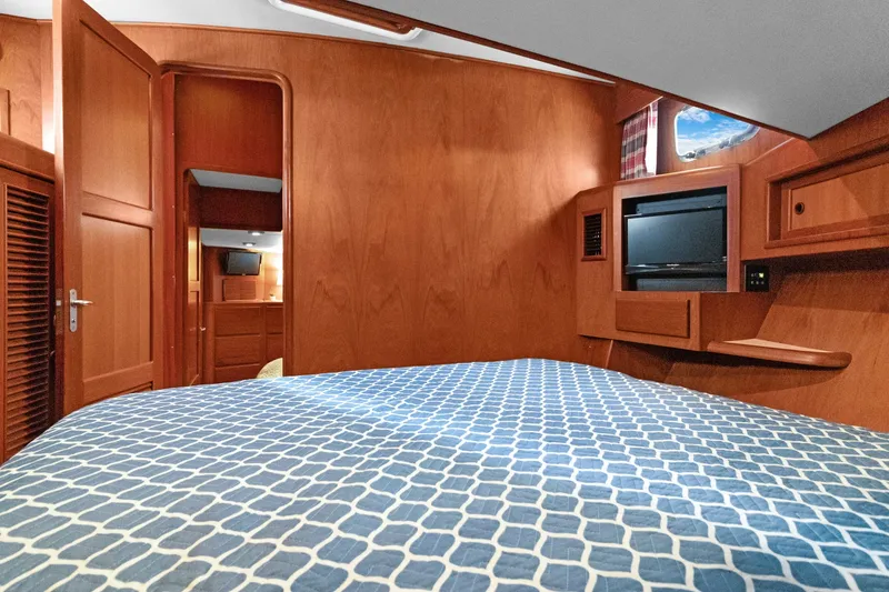 Slide: The Image of Guest Stateroom Aft View, Entry Door, TV - 6062843