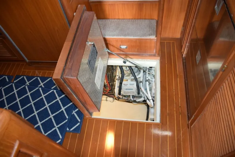Slide: The Image of Engine Room Drop Down Hatch From Galley Area - 6062852