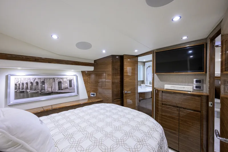 Slide: The Image of Viking 54 - Dog House - Master Stateroom 2024 Viking 54 Convertible - Dog House - 6053615