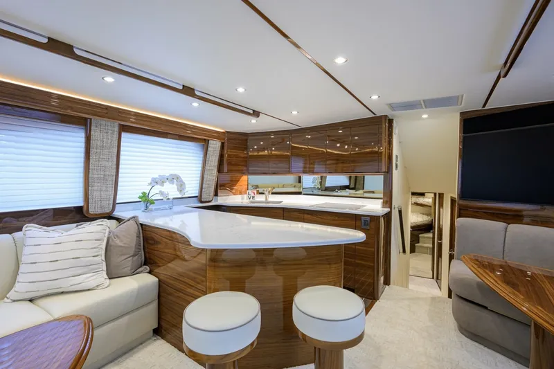 Slide: The Image of Viking 54 - Dog House - Dinette 2024 Viking 54 Convertible - Dog House - 7084214