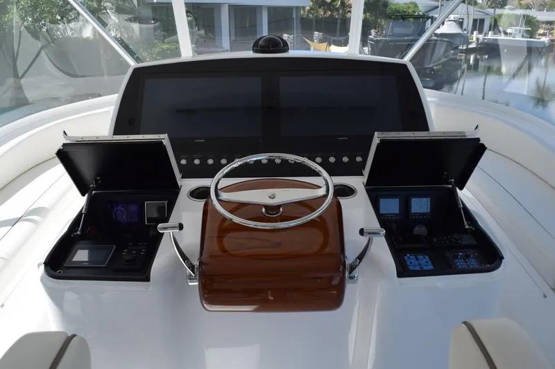 Slide: The Image of Viking 54 - Dog House - Flybridge Electronics 2024 Viking 54 Convertible - Dog  - 6070635