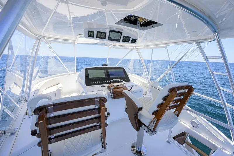 Slide: The Image of Viking 54 - Dog House - Flybridge - Helm Seats and Electronics 2024 Viking 54 Convertible - Dog - 7084236