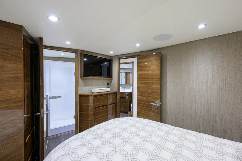 Slide: The Image of Viking 54 - Dog House - Master Stateroom 2024 Viking 54 Convertible - Dog House - 7683554