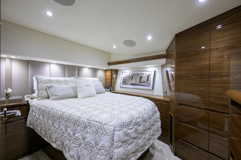 Slide: The Image of Viking 54 - Dog House - Master Stateroom 2024 Viking 54 Convertible - Dog House - 7084217