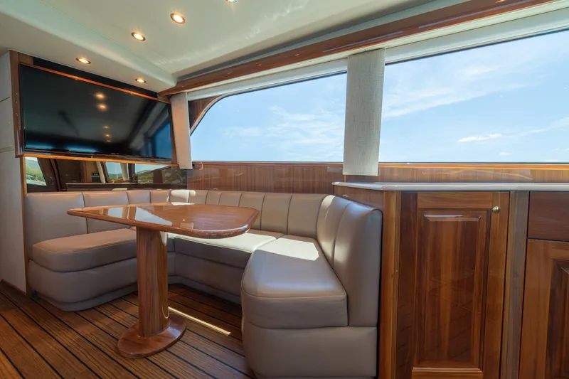 Slide: The Image of 2005 Viking 61 Convertible Salon/Galley - 6115473