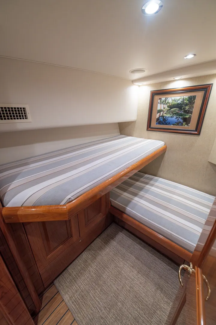 Slide: The Image of 2005 Viking 61 Convertible Guest Stateroom - 6115484