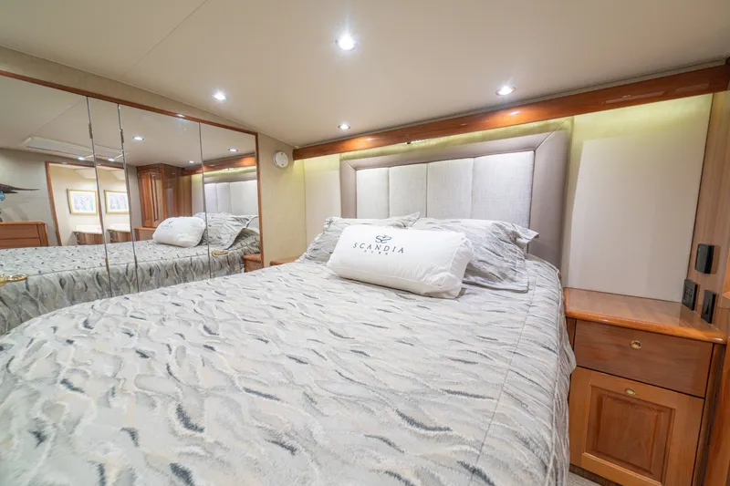 Slide: The Image of 2005 Viking 61 Convertible Master Stateroom - 6115674