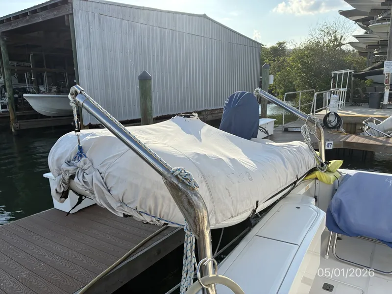 Slide: The Image of 34' Luhrs Tender and Davit - 6086231