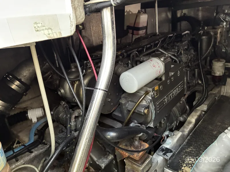 Slide: The Image of 34' Luhrs Port Engine - 6086402