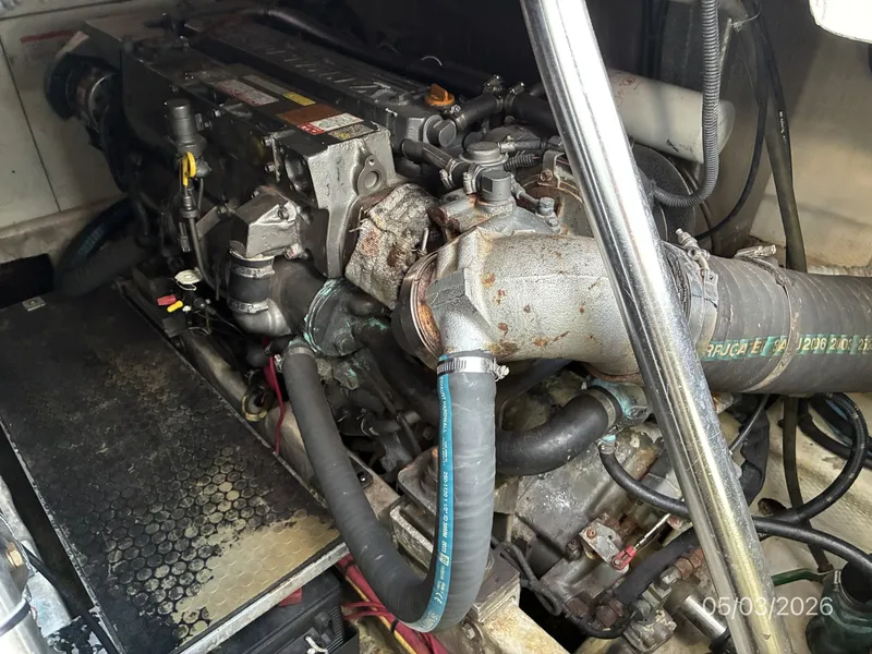Slide: The Image of 34' Luhrs Starboard Engine - 6086403