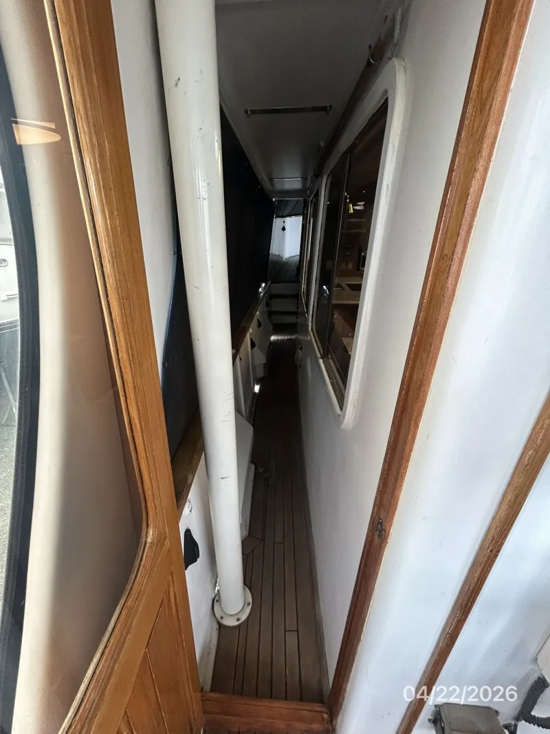 Slide: The Image of 49' DeFever port side deck2 - 6062127