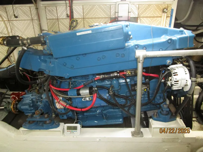 Slide: The Image of 49' DeFever port main engine - 6062121