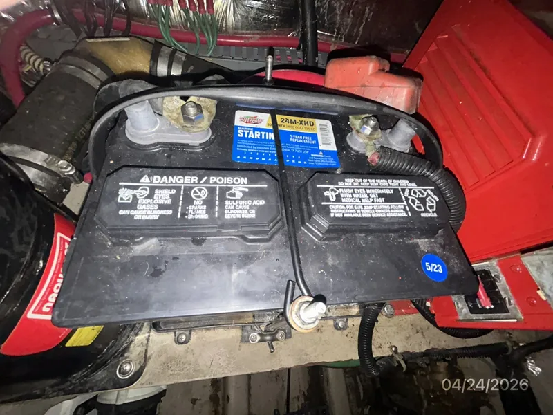 Slide: The Image of 32' Regal battery bank1 - 6069876