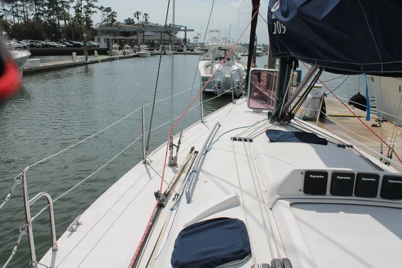 Slide: The Image of J/109 Shoal Draft with Carbon Spars Port deck - 6067205