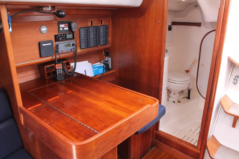 Slide: The Image of J/109 Shoal Draft with Carbon Spars Navigation Station - 6067216