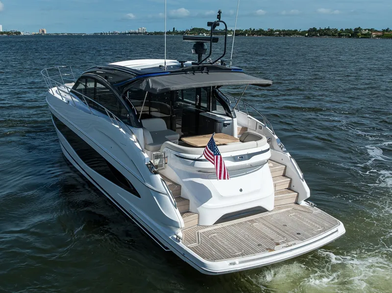 Slide: The Image of Princess 50 Everlong - Exterior Profile 2026 Princess V50 Deck Salon Everlong - 6071600